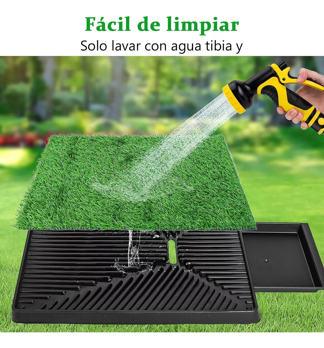 Césped inodoro para perros
