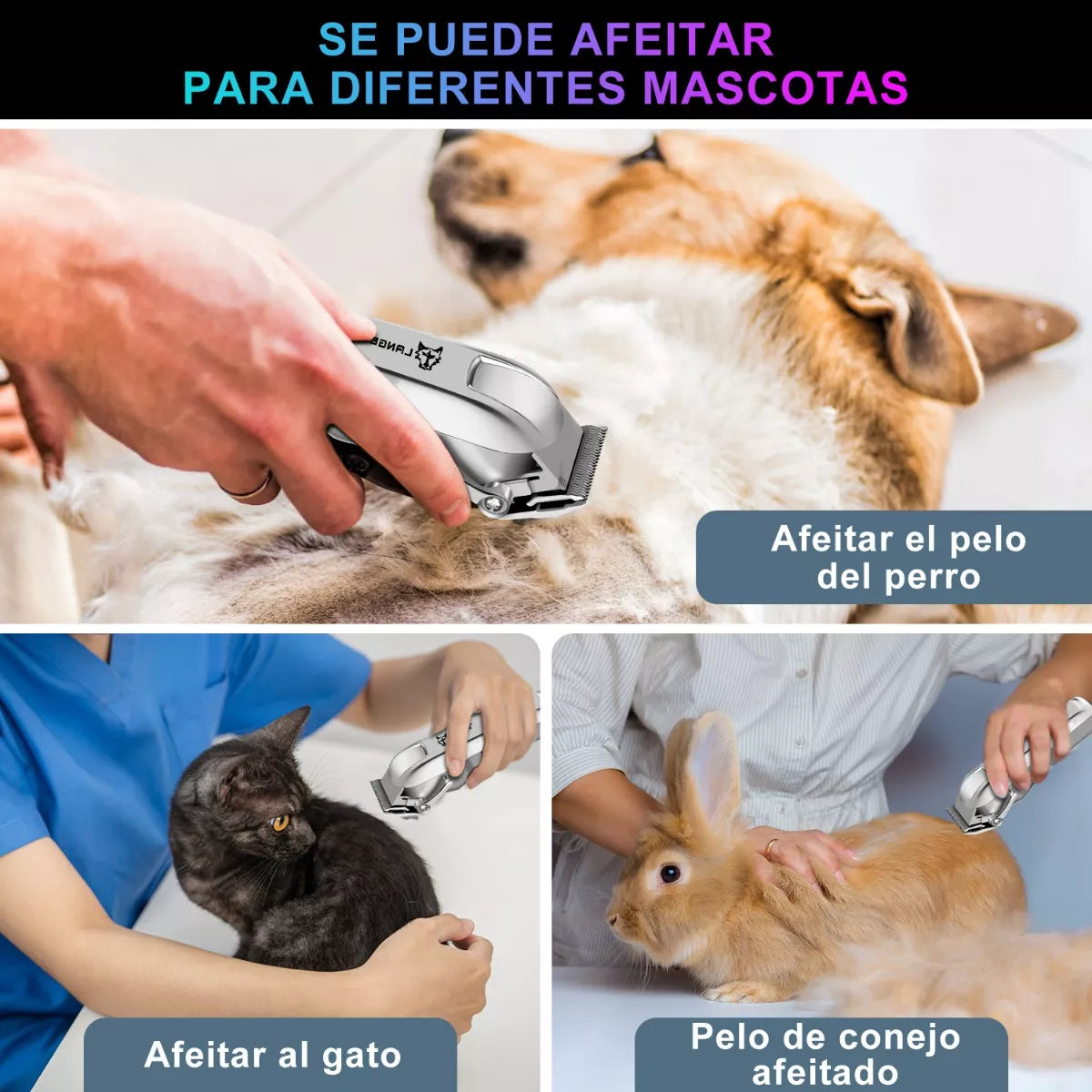 Máquina de afeitar para mascotas