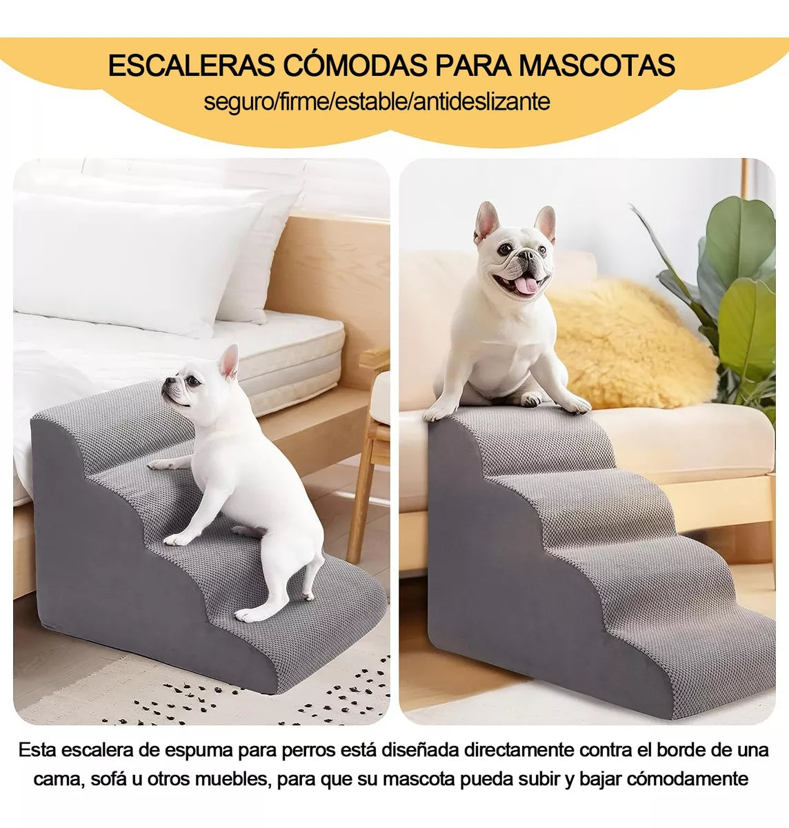 Escalera de esponja para mascotas (50-60cm)