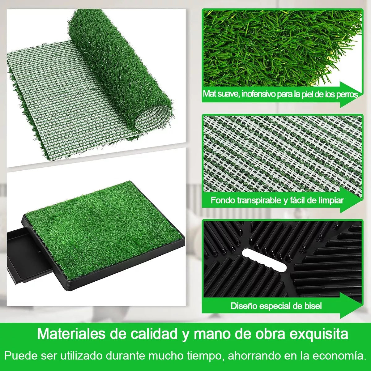 Césped inodoro para perros
