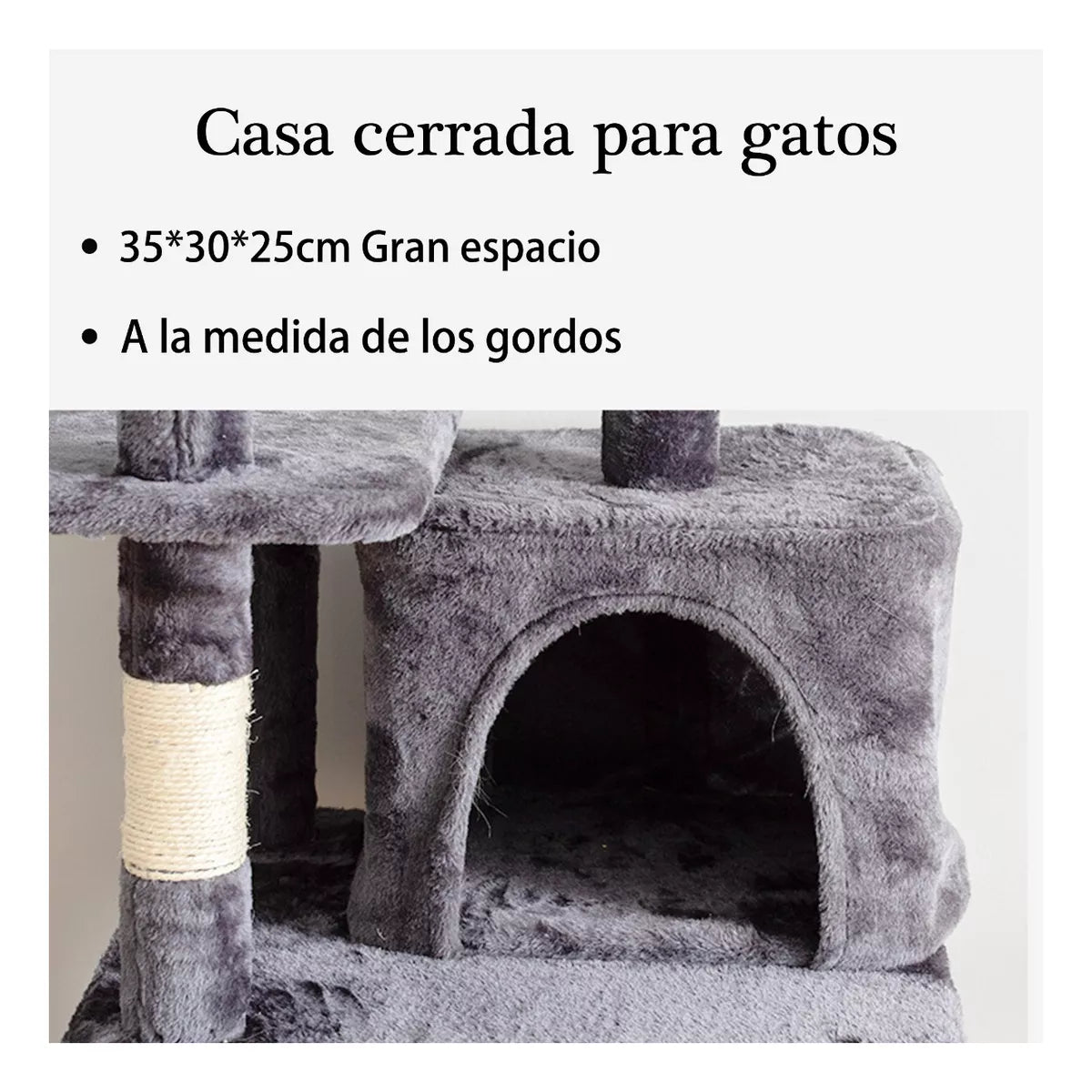 Torre mediana para gatos 155cm de altura