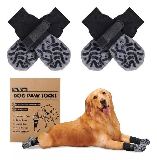 Calcetines antideslizantes para perros medianos y grandes