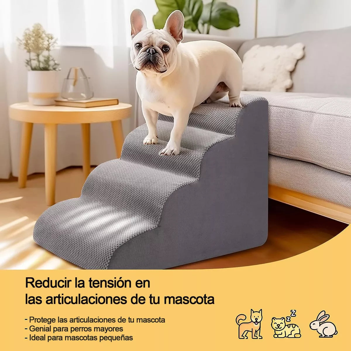 Escalera de esponja para mascotas (50-60cm)