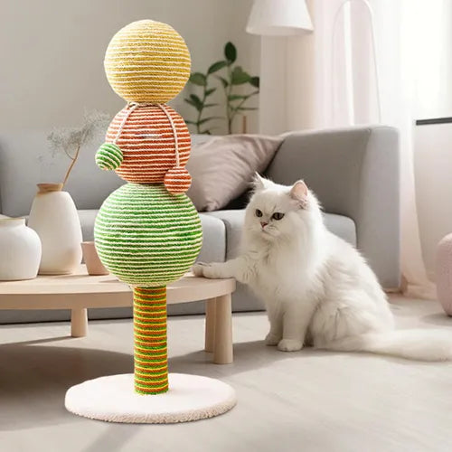 Rascador de cuerda modelo árbol candy para gatos 71cm alto