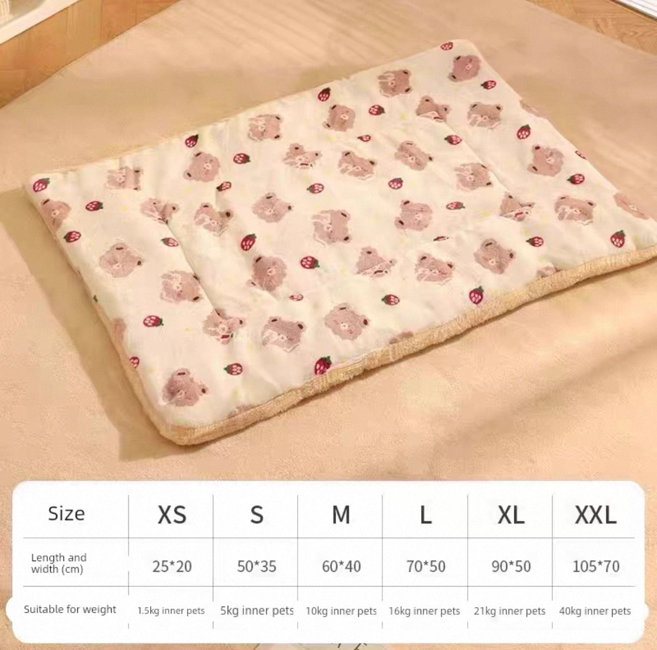 Mantitas suaves y acolchonadas para mascotas