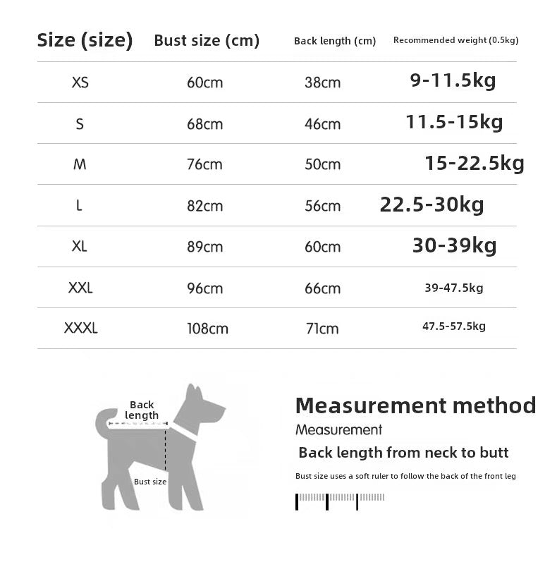 Traje postoperatorio para perros de manga larga