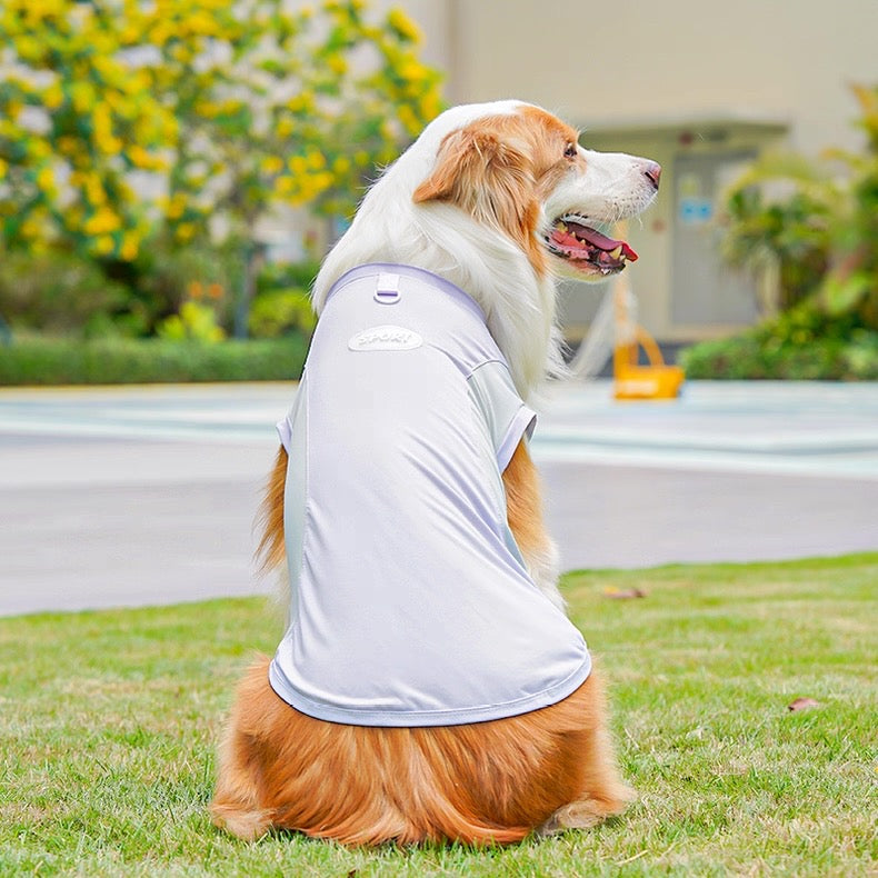 Camisa fresca para mascotas pequeñas, medianas y grandes