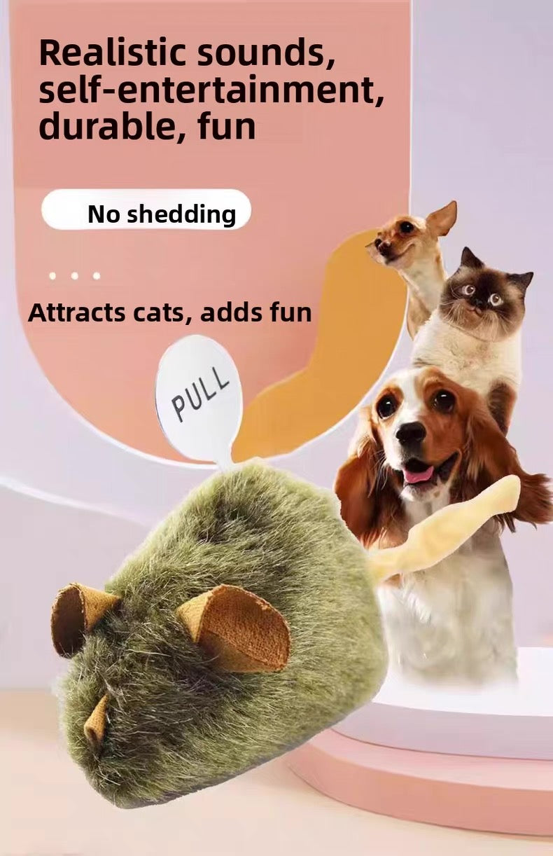 Juguete para gato de ratones con olor a catnip y sonido