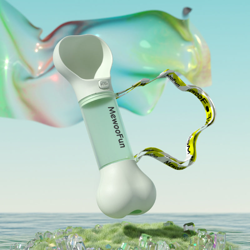 Botella portátil 2 en 1 (Agua y Bolsa)