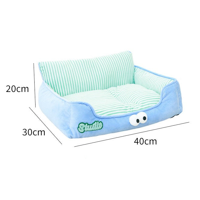 Sofa celeste para mascotas modelo 6429 (52*45*20cm) Hasta 12 libras