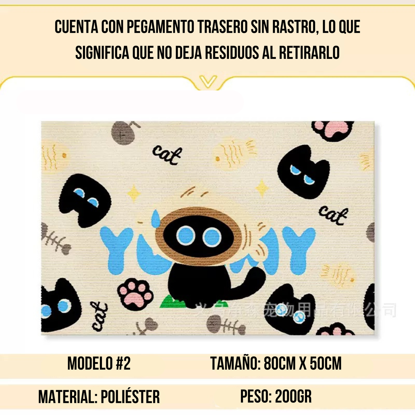 Protector y rascador adhesivo para sofá con diseños
