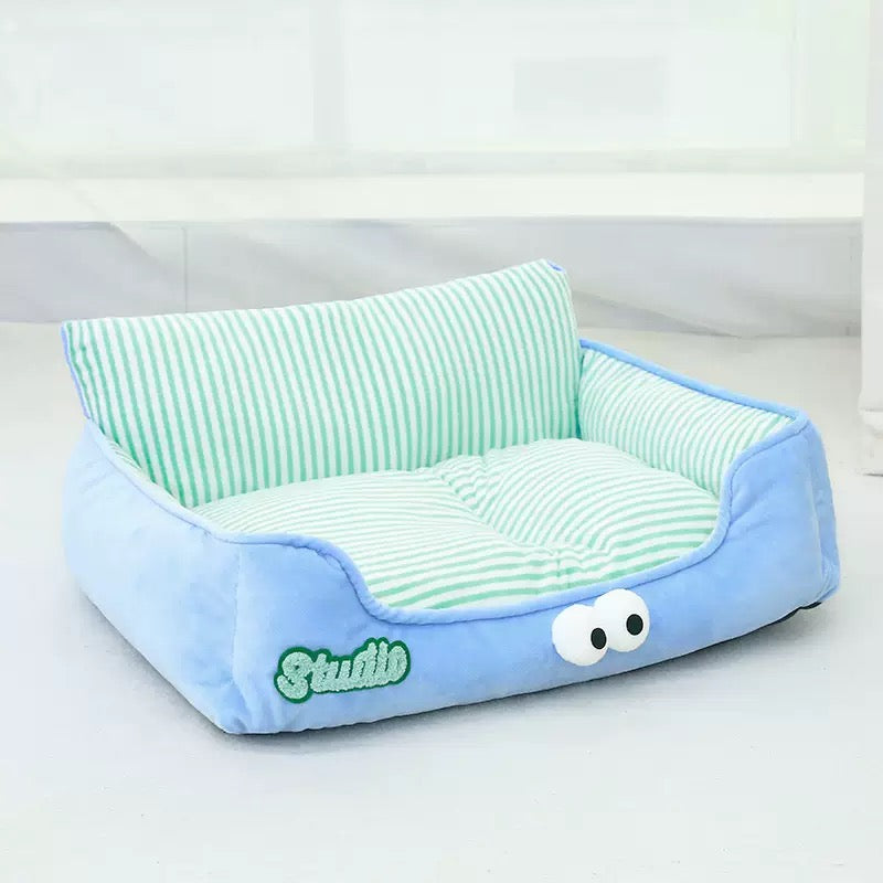 Sofa celeste para mascotas modelo 6429 (52*45*20cm) Hasta 12 libras