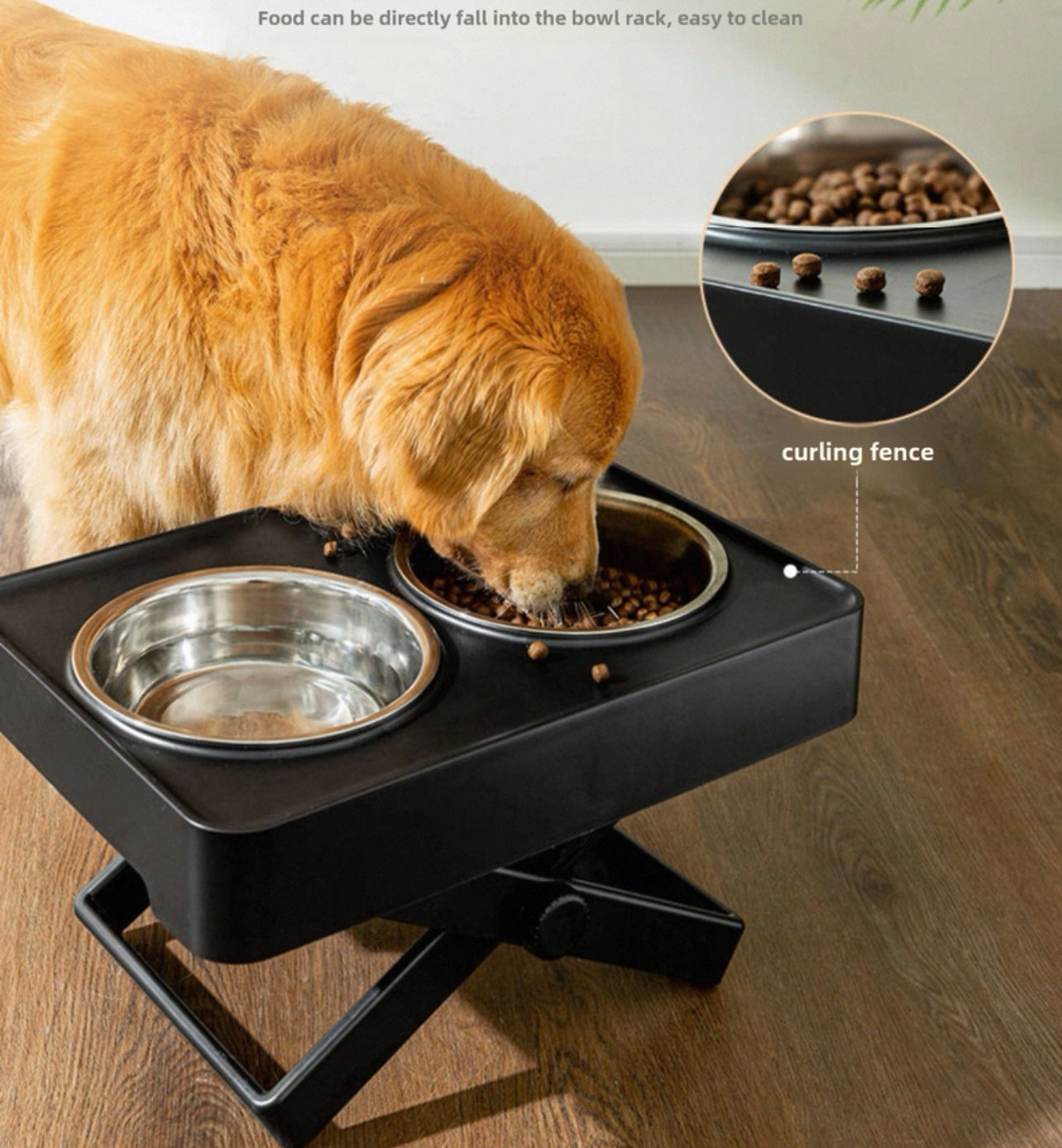 Plato elevado ajustable para perros medianos y grandes 7-25cm alto Modelo #3