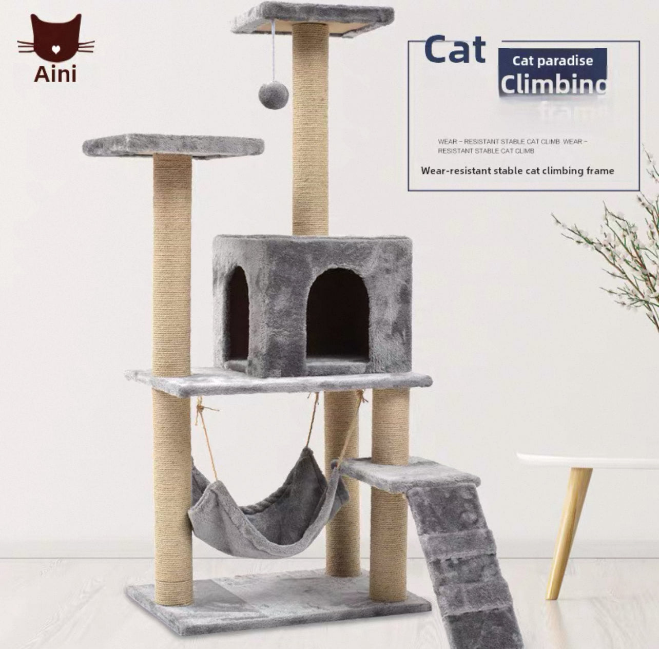 Torre para gatos 125cm (Modelo 013)