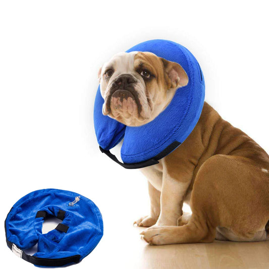 Collar inflable isabelino para mascotas grandes