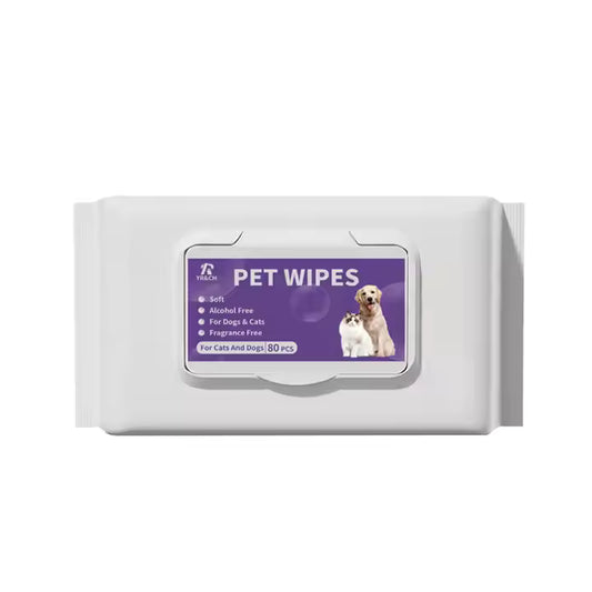Toallitas húmedas para mascotas 80pcs