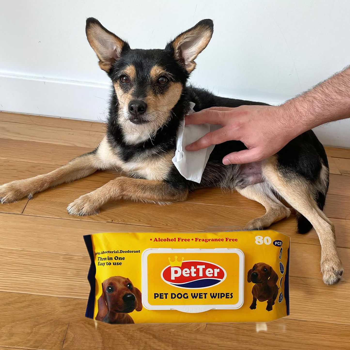 Toallitas húmedas para mascotas 80pcs