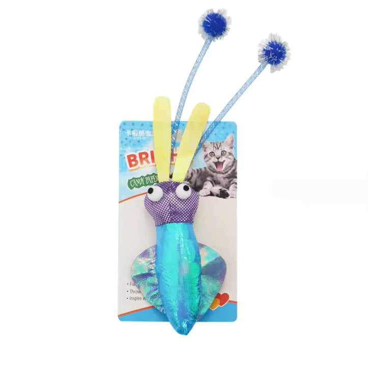 Juguetes para gatos con forma de pescado