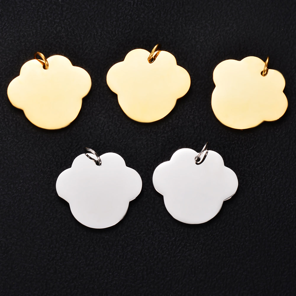 Plaquita con forma de patita