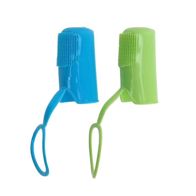 Kit de 3 cepillos dentales para dedo