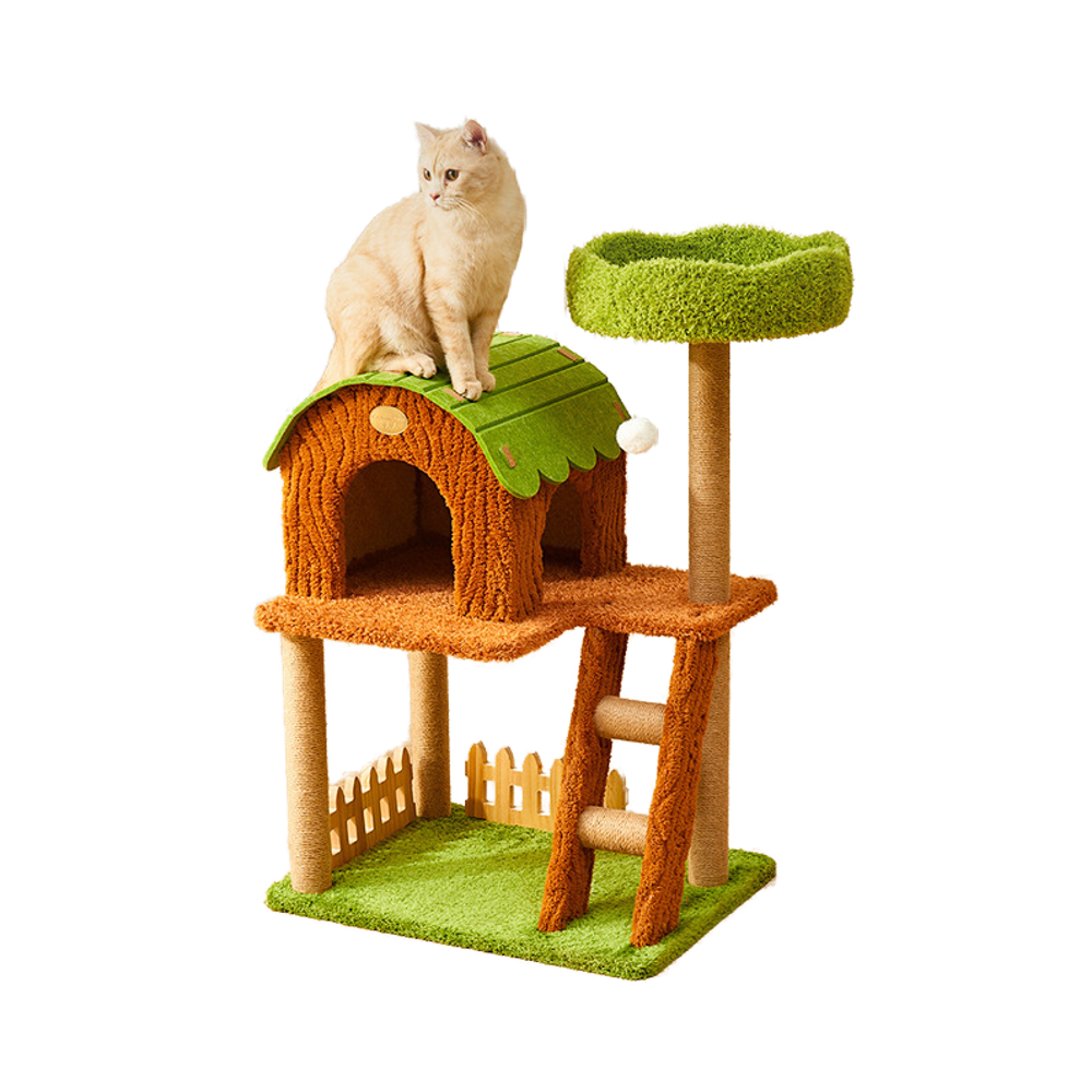 Torre de gato estilo árbol
