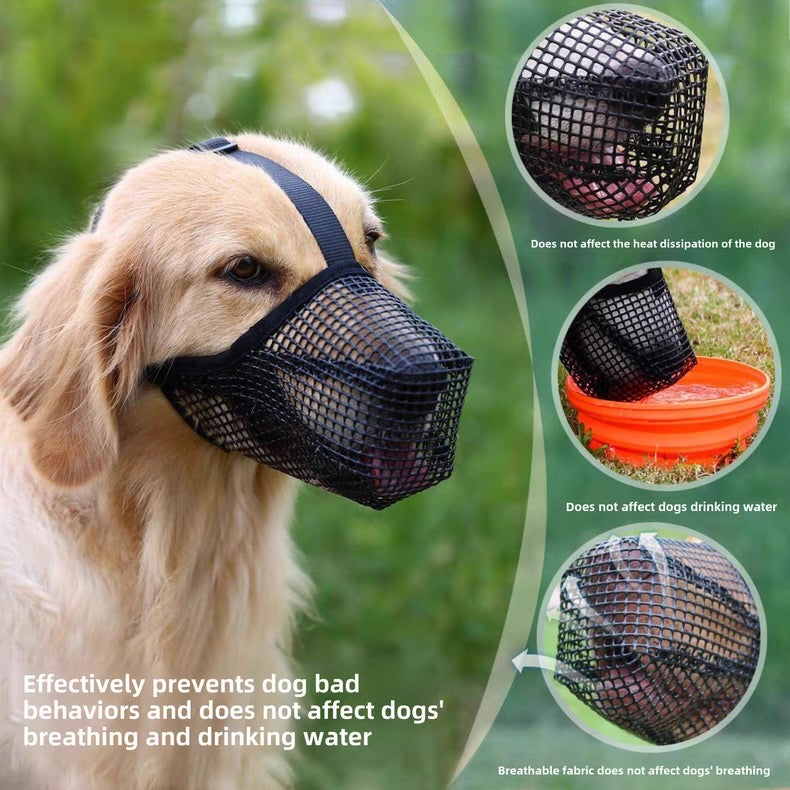 Bozal transpirable cerrado para perros