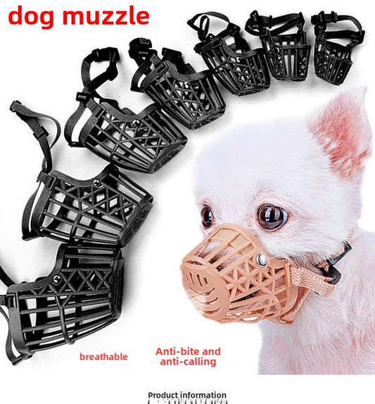 Bozal de plástico para perros pequeños, medianos y grandes