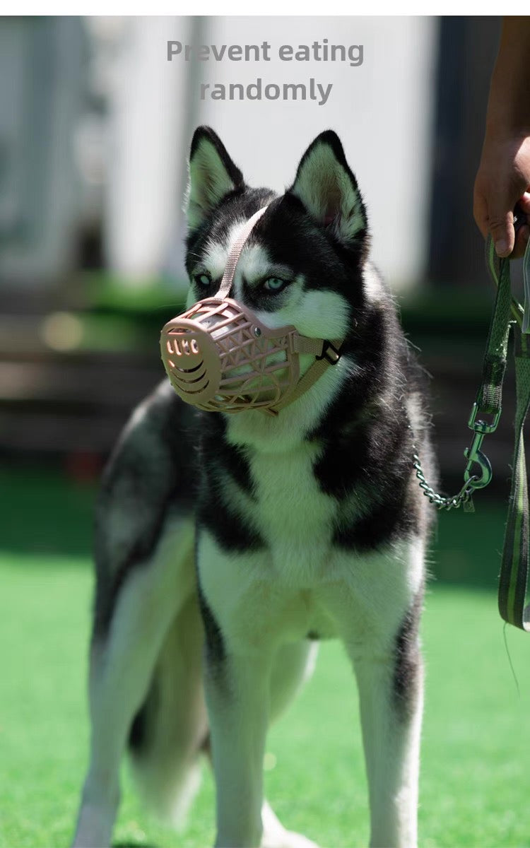 Bozal de plástico para perros pequeños, medianos y grandes