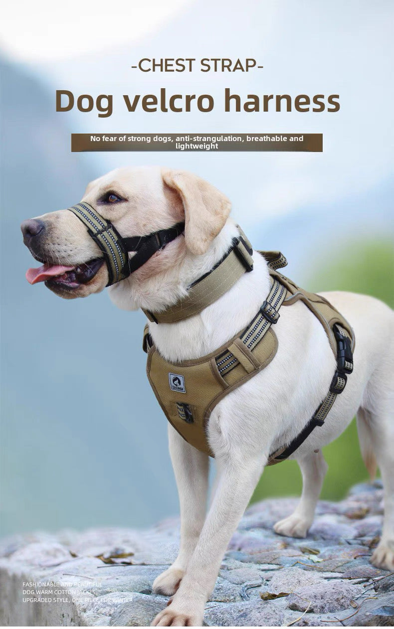 Pechera táctica para perros medianos y grandes