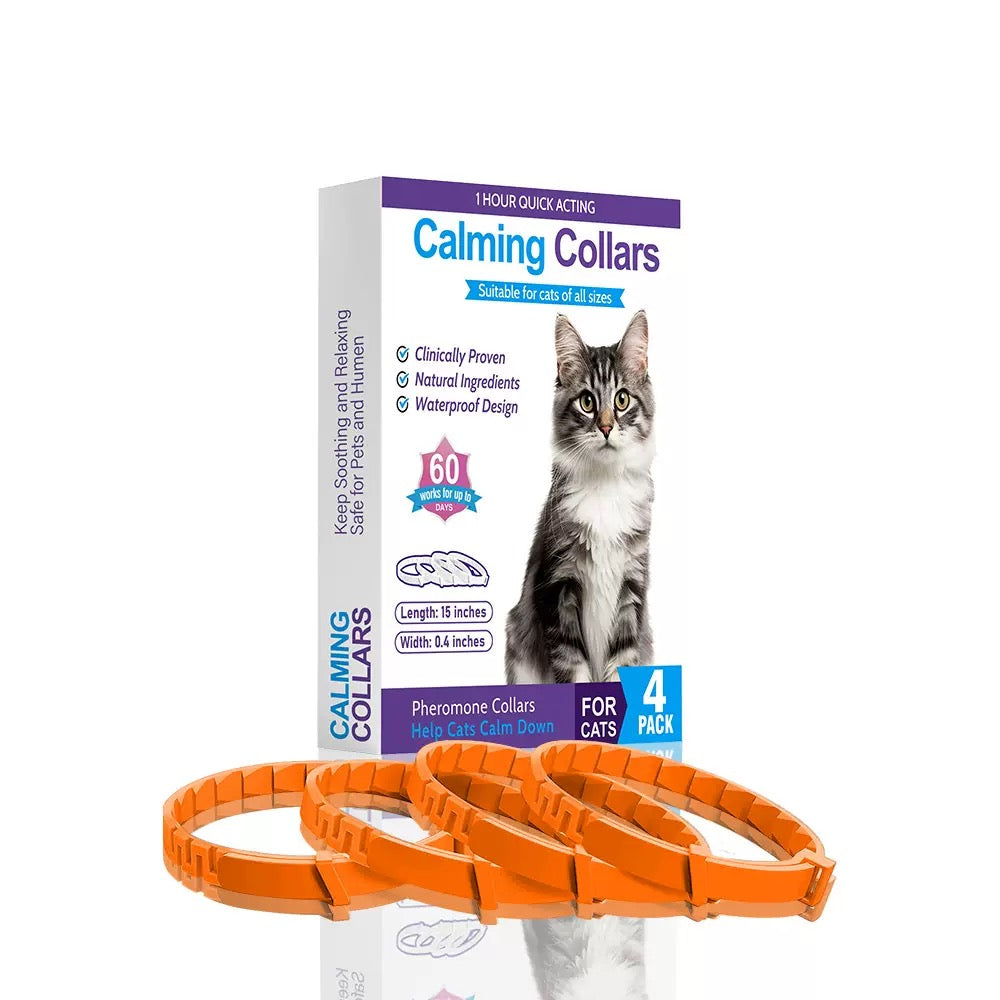 Pack de collares calmante para gatos (4un)
