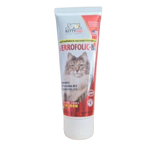 Suplemento KittyAid para Gatos: Ferrofolic 113gr