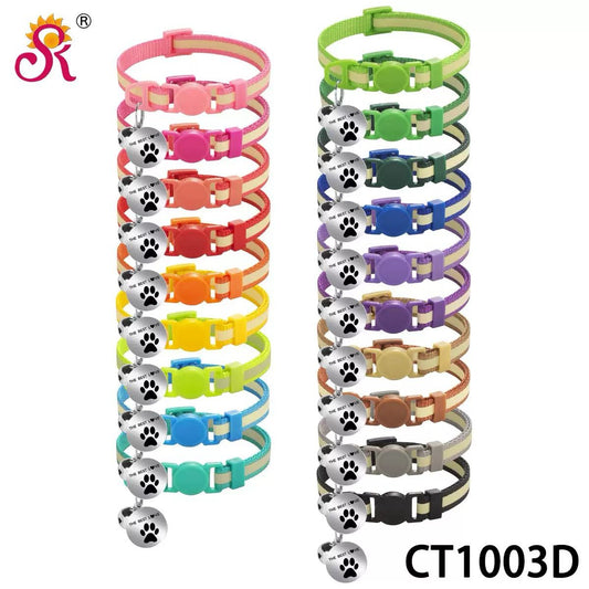 Collar de gato reflectivo con dije