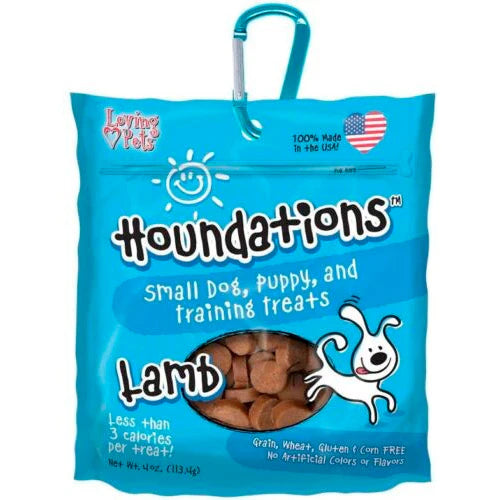 Snacks para Perro Loving Pets: Houndations, 3 sabores 4Oz