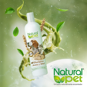 Shampoo Natural Pet Avena & Miel 500ML