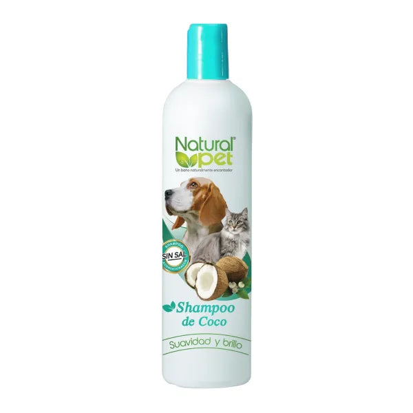 Shampoo Natural Pet Extracto de Coco 500ML