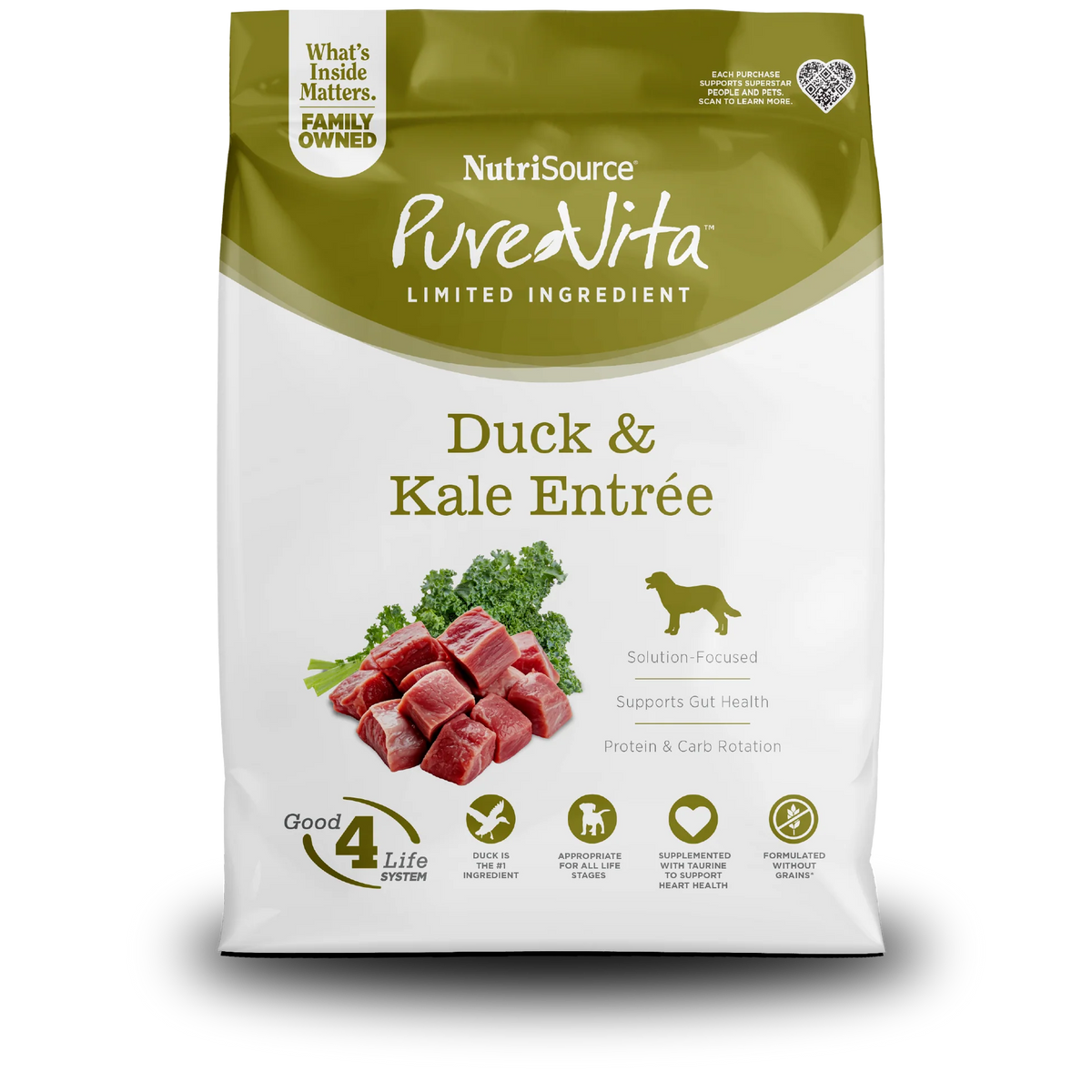 Comida para Perro Nutri Source: Pure Vita, adultos,