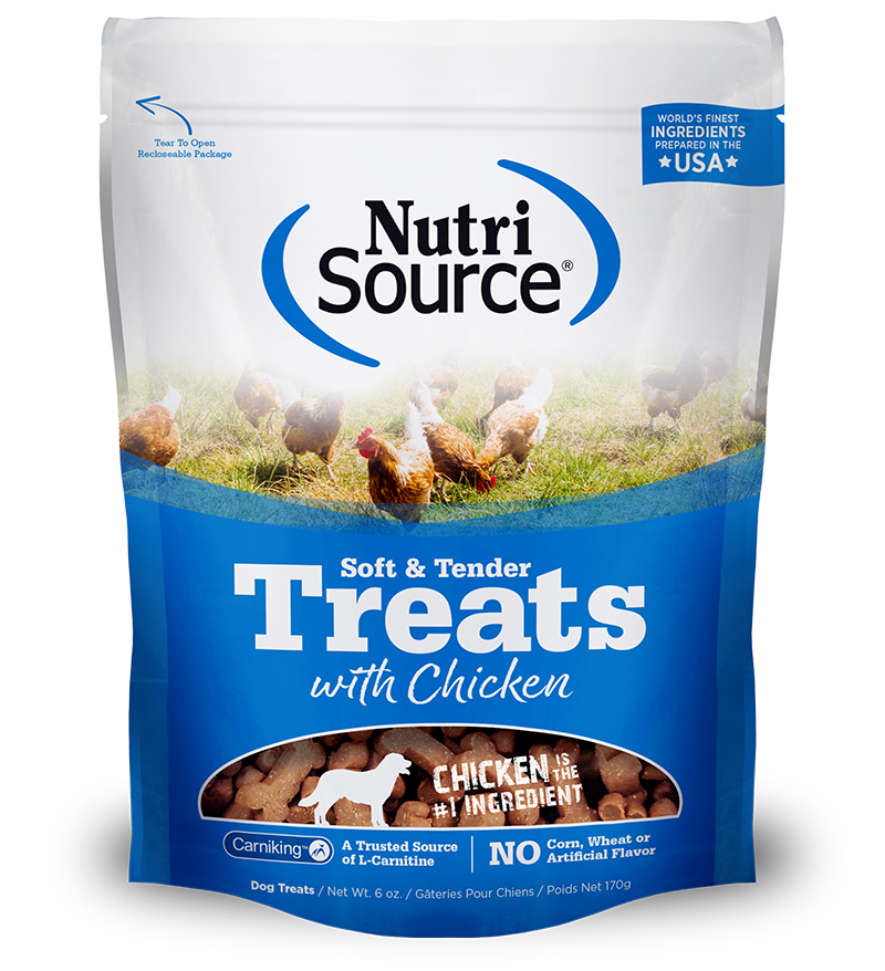 Snacks para Perro: Nutrisource, Golosinas De Pollo Suaves Y Tiernas 179gr