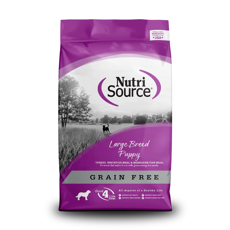 Comida para Perro Nutri Source: Cachorros, Raza Grandes GRAIN FREE 1.8kg