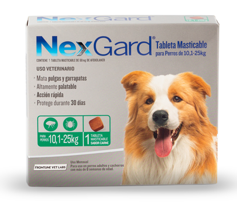Antiparasitario externo Nexgard 10-25kg