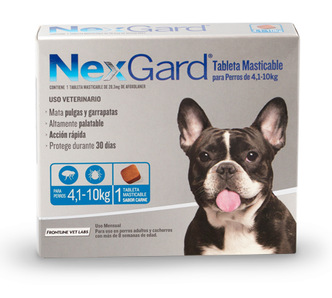 Antiparasitario externo Nexgard 4.1-10kg