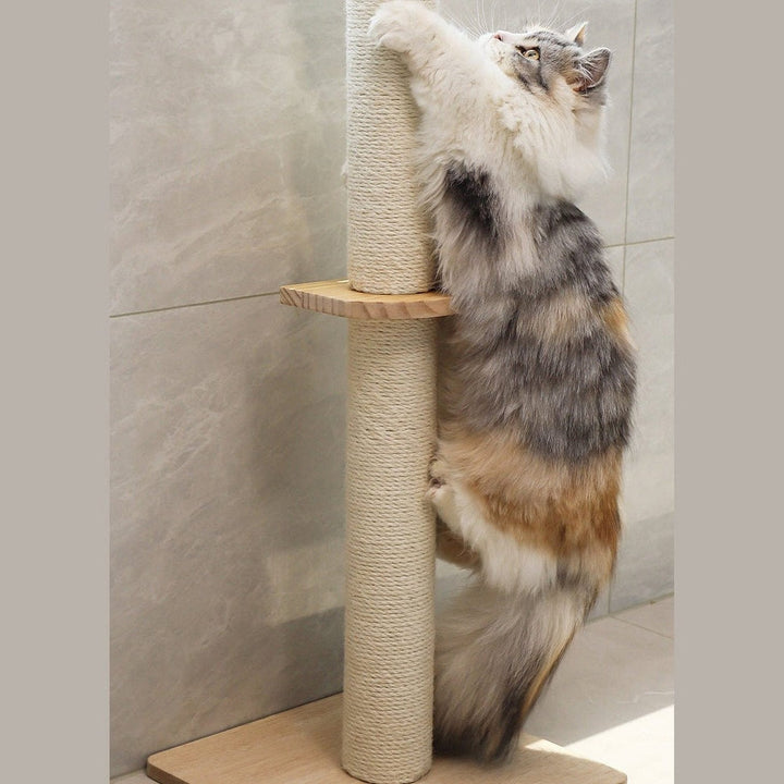 Rascador pilar de cuerda para gatos 134cm de alto TR15