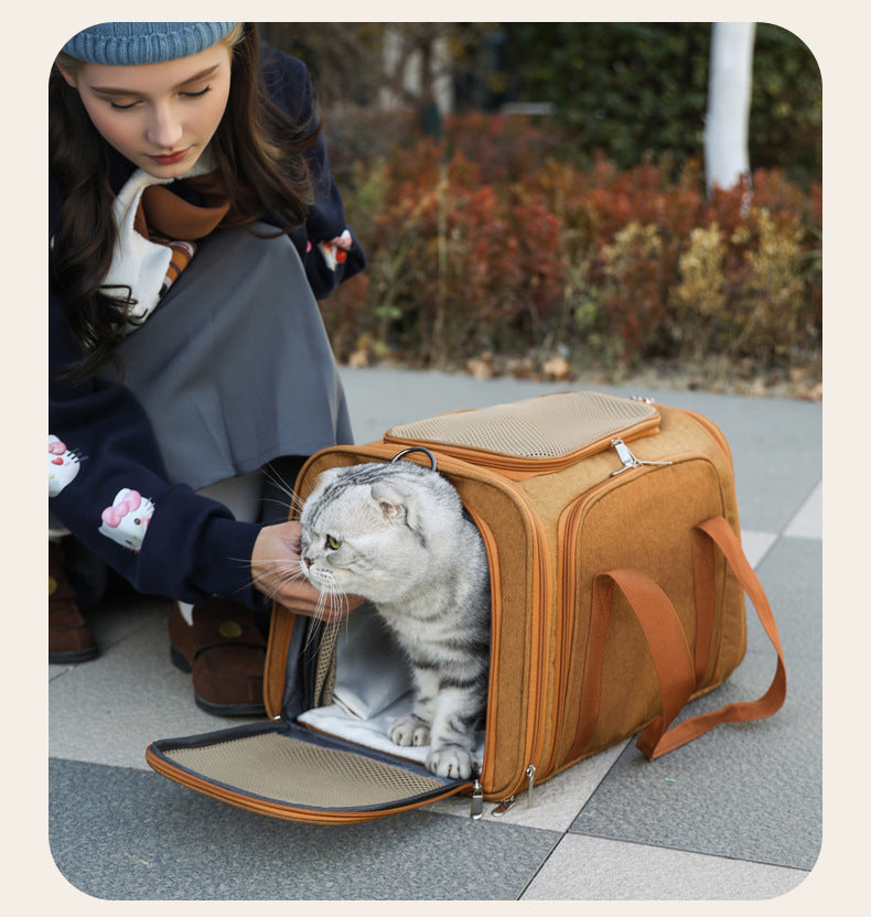 Bolso expandible dos lados para mascotas Modelo 104