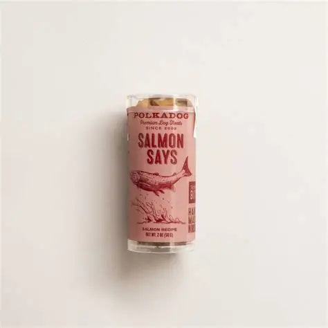 Snack para Perro Polkadog: Salmon Says, Training Bits 2 onz