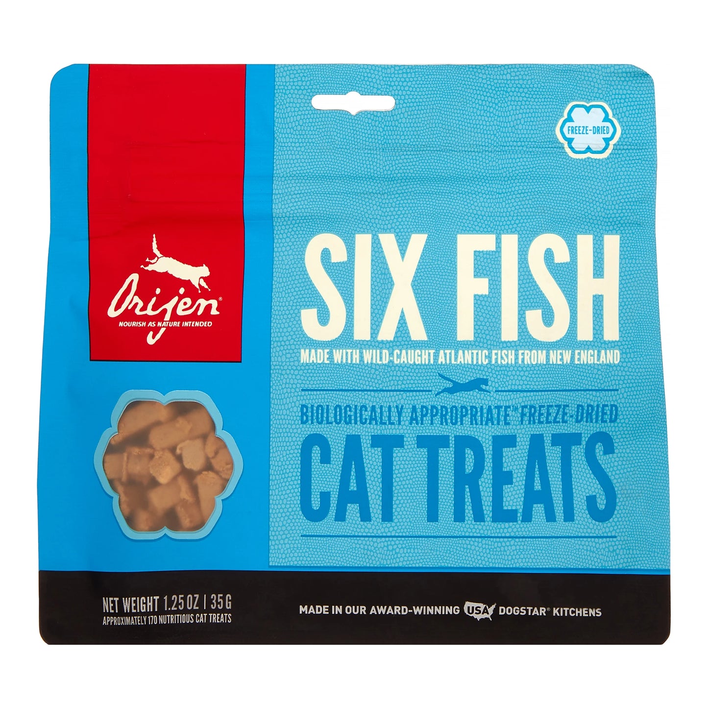 Snacks para Gato Orijen: sabor pescado 35gr