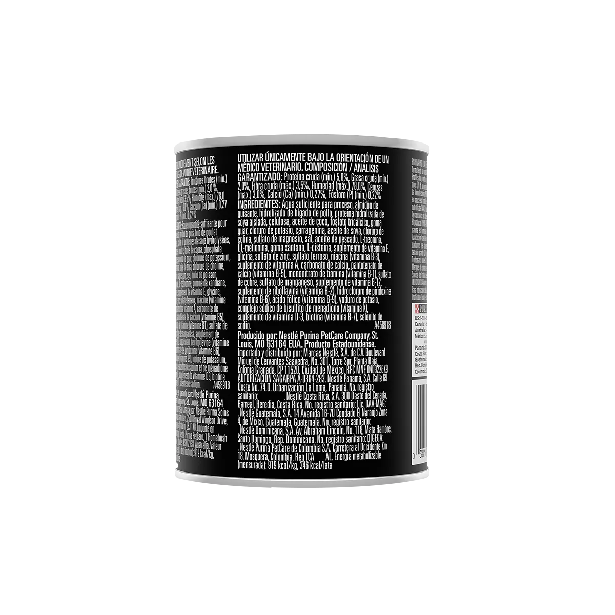 Comida húmeda para Perros Purina: Pro Plan, Veterinary Diets HA HYDROLIZED CANINE 377gr