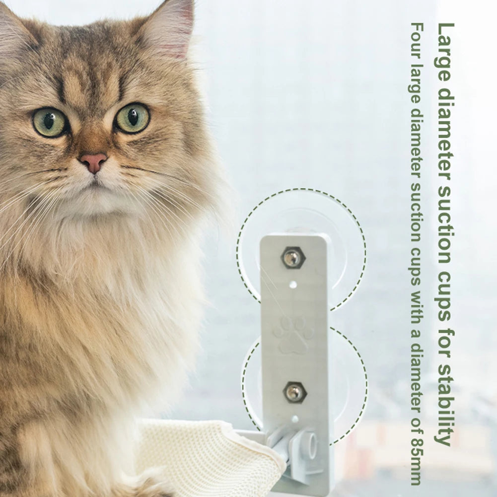 Hamaca de ventana para gatos (dos estilos) hasta 33 libras