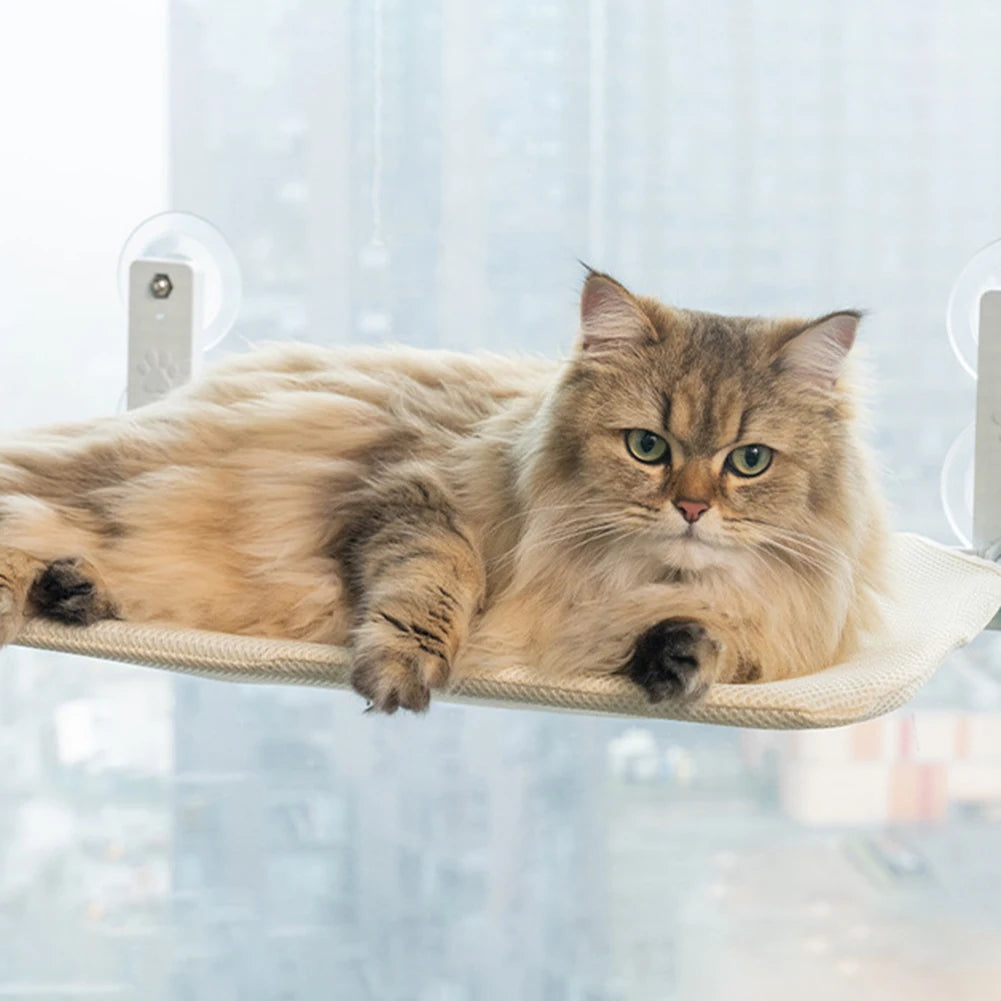 Hamaca de ventana para gatos (dos estilos) hasta 33 libras