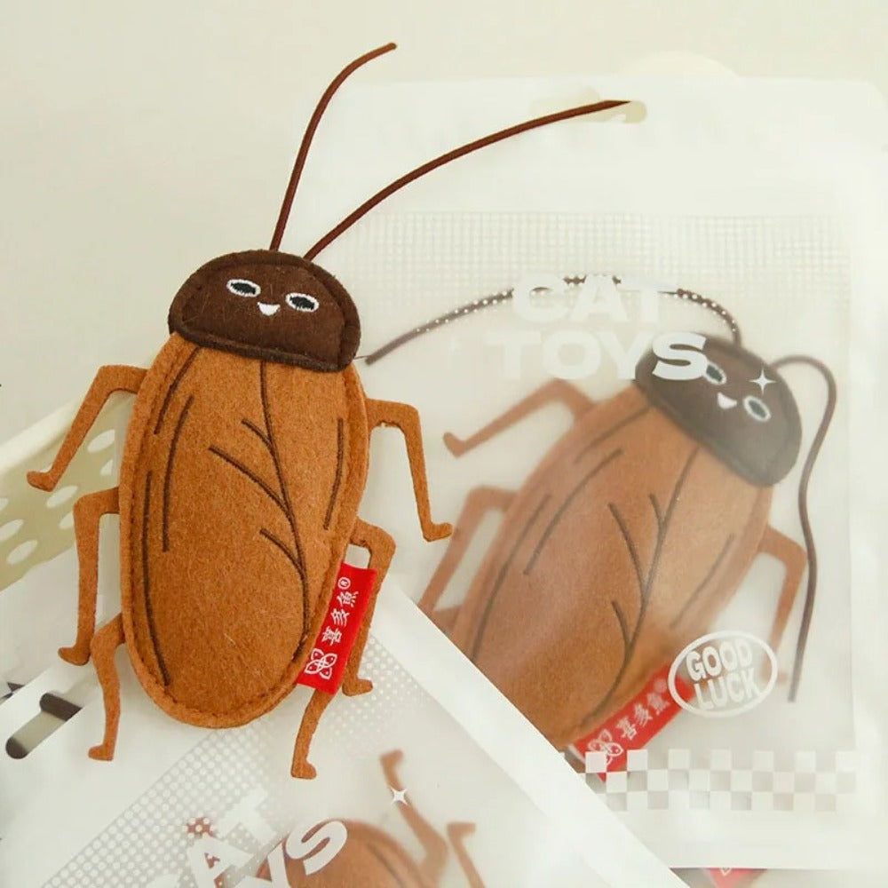 Peluche relleno de catnip con forma de insectos