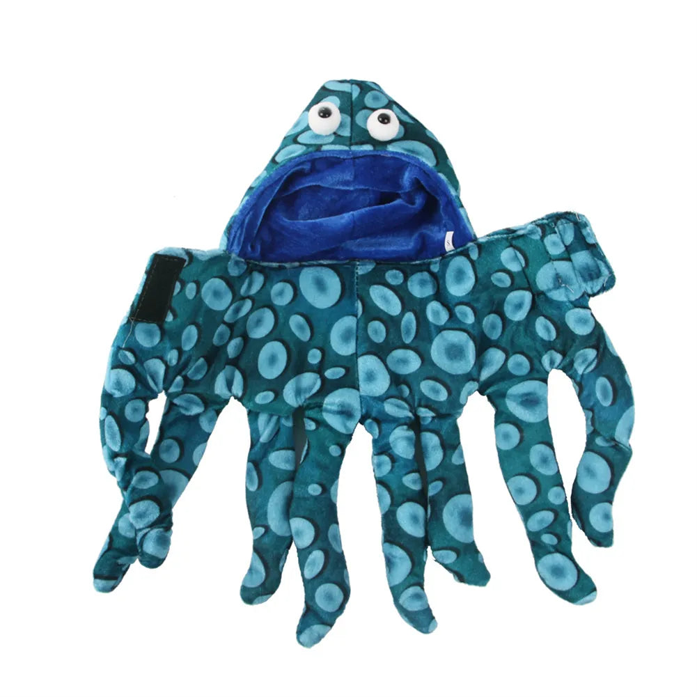 Disfraz de Halloween pulpo para perro y gato