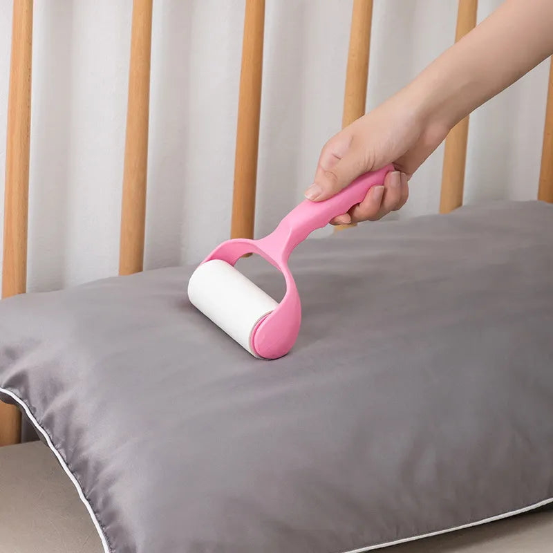 Juego de rodillo con papel adhesivo para eliminar pelusas (Tres rollos)
